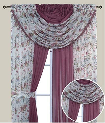 M4408, Window Valances and Curtain Panels